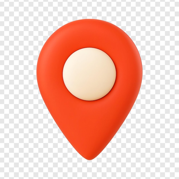 Ubicación pin 3d icono