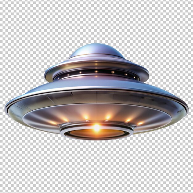Ufo complesso su sfondo trasparente