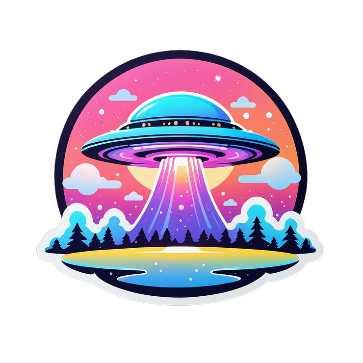 UFO Sticker Decal