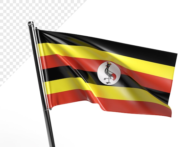 PSD uganda-flagge