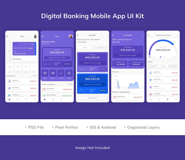 UI-Kit für die Digital Banking Mobile App