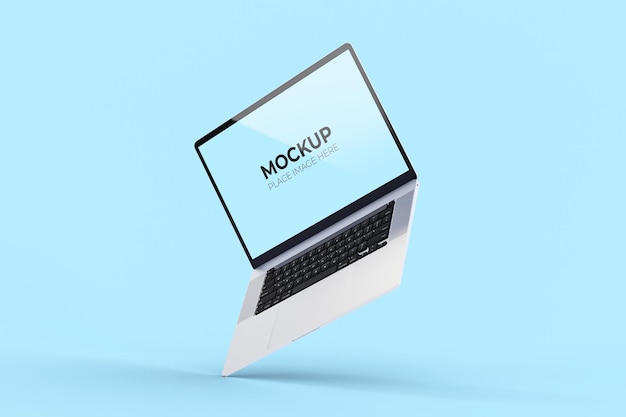 Ultrabook-Bildschirmmodell isoliert