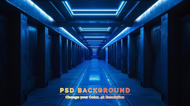 PSD ultraviolet-neon-dreieck auf schwarzem hintergrund