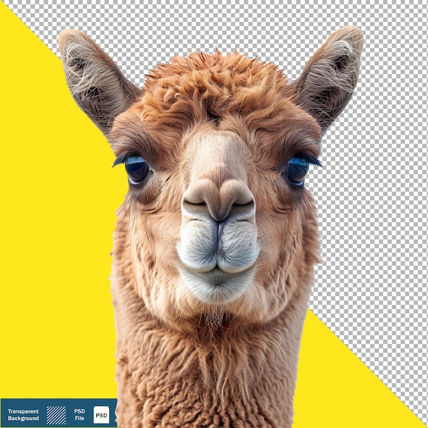 PSD um animal castanho perfeitamente exuberante png