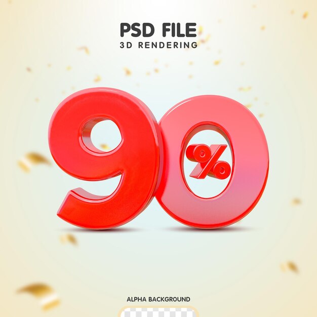 Ícone 3d render dublado para ilustração de design objeto isolado premium  psd