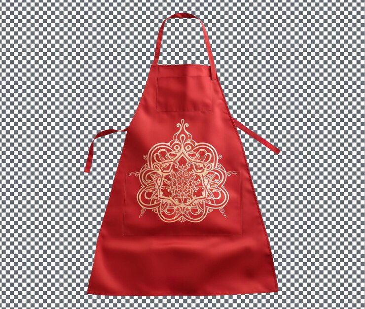 PSD um belo avental com tema eid mubarak isolado em fundo transparente
