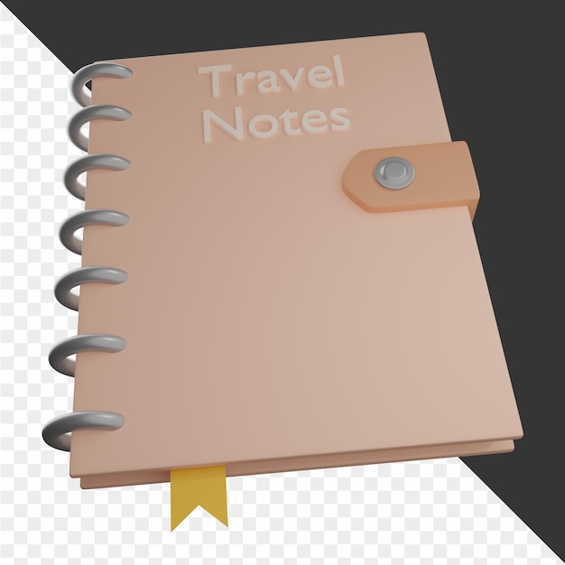 um bloco de notas com uma fita amarela nele