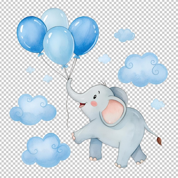 um bonito bebê urso de pelúcia clipart aquarela