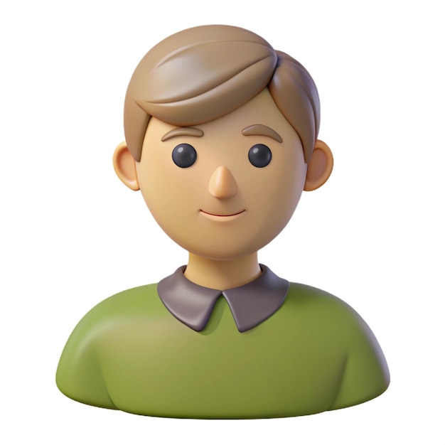 um brinquedo de plástico de um homem com uma camisa verde nele