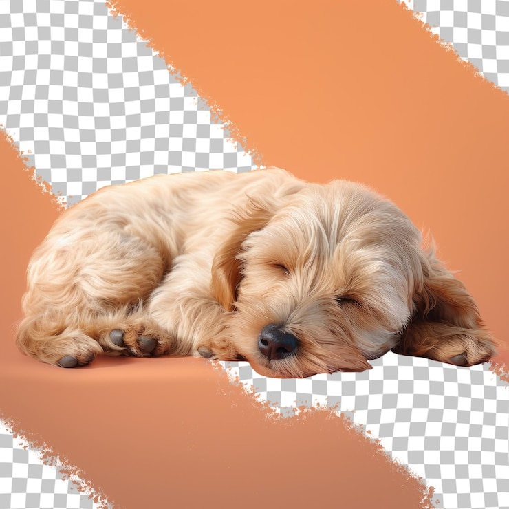 PSD um cachorro que está dormindo