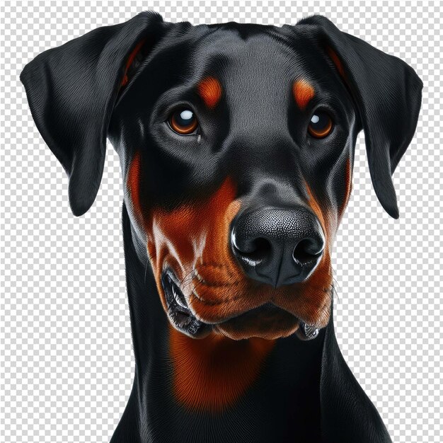 PSD um cão com um rosto castanho e um nariz preto