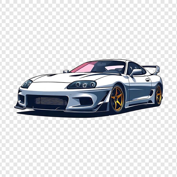 PSD um carro branco.