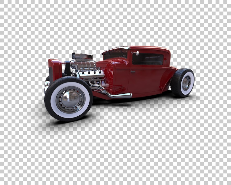 PSD um carro vermelho com a palavra "sx" no lado.