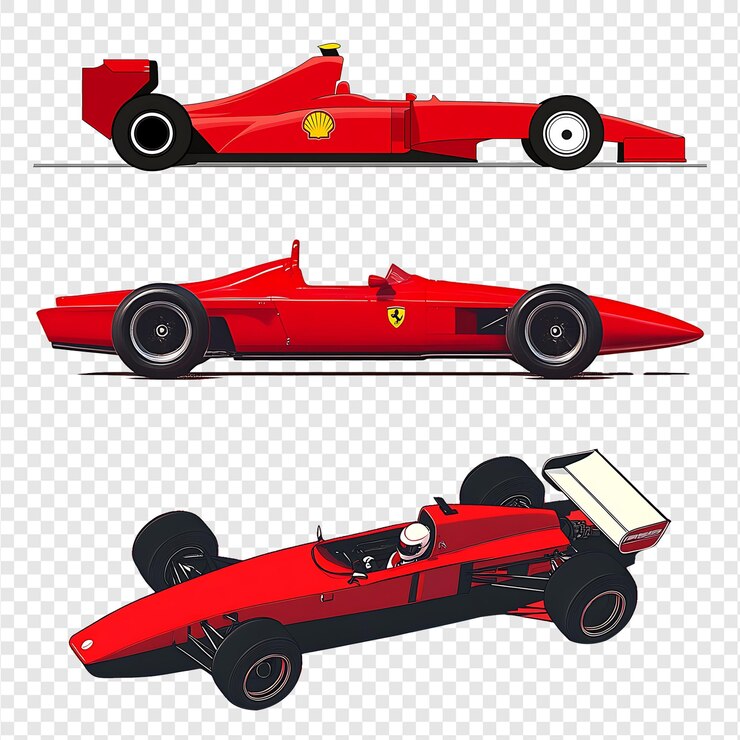 PSD um carro vermelho com uma bandeira amarela na frente