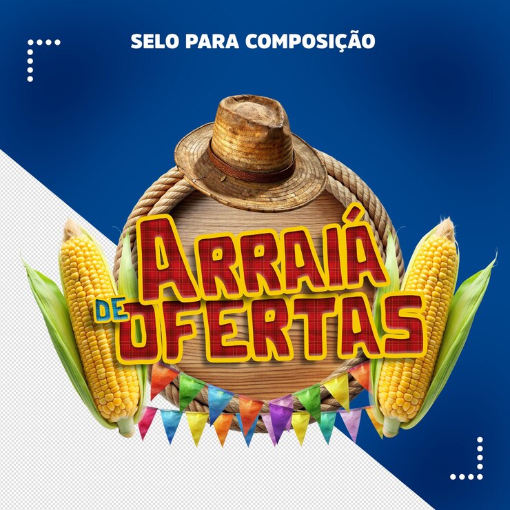 PSD um cartaz de um milho indiano que diz argosto