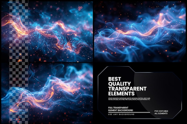 PSD um cartaz dos elementos de melhor qualidade para os elementos de maior qualidade
