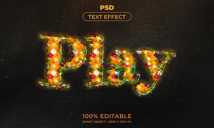 PSD um cartaz para a capa do álbum que diz o efeito do texto nele