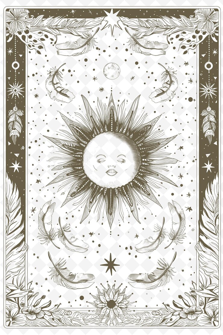 PSD um cartaz para a lua e as estrelas