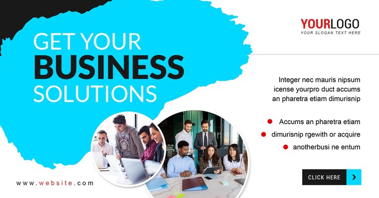 PSD um cartaz para a sua empresa chamado "a sua empresa"