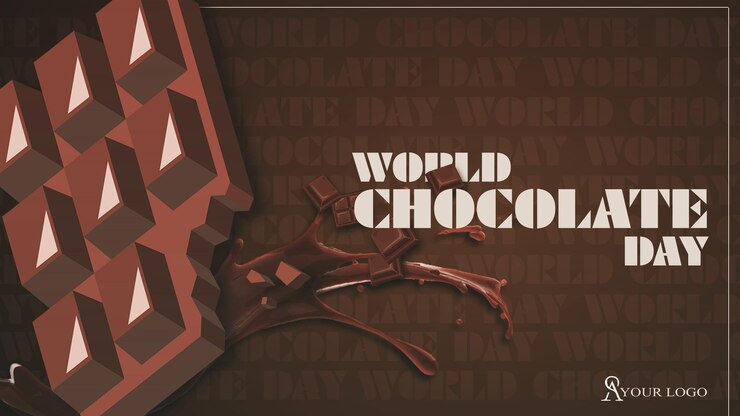 PSD um cartaz para o dia mundial do chocolate