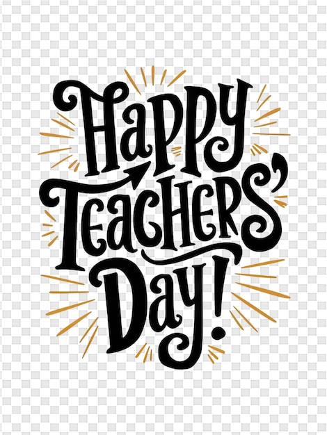 PSD um cartaz para o feliz dia dos professores