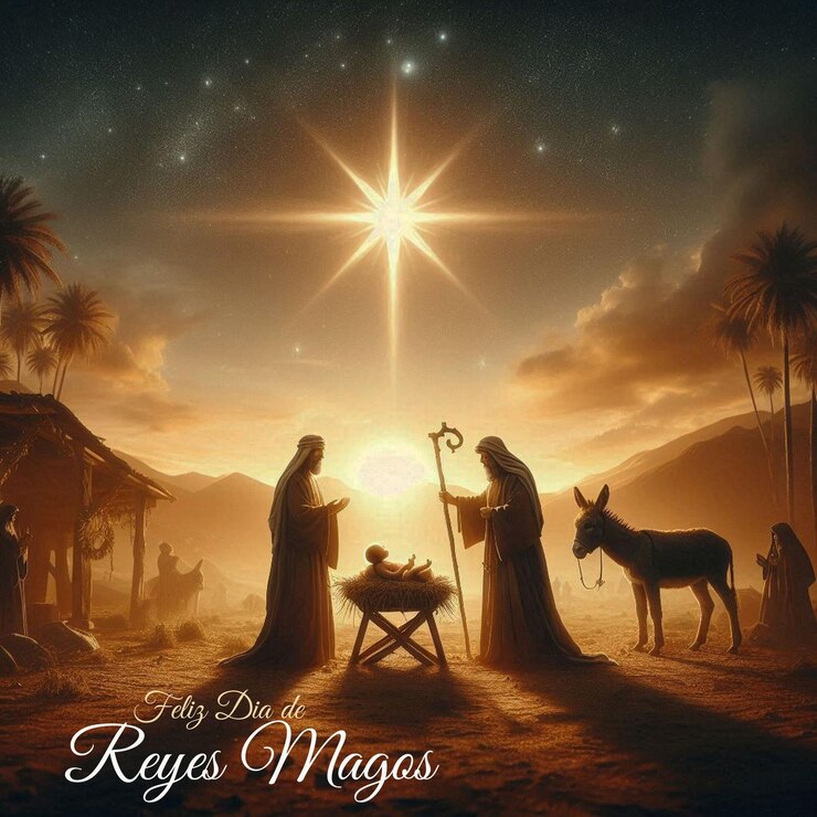 PSD um cartaz para o rei do senhor com a estrela do ano