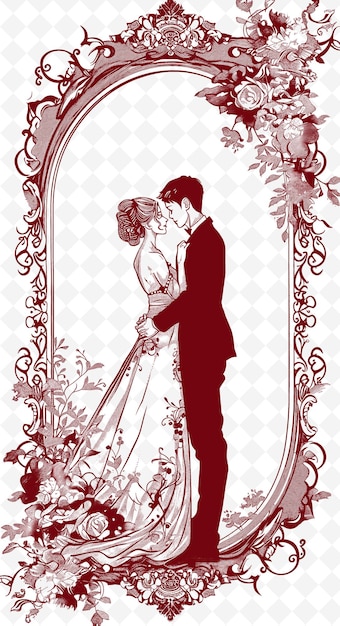 PSD um cartaz para um casamento por pessoa