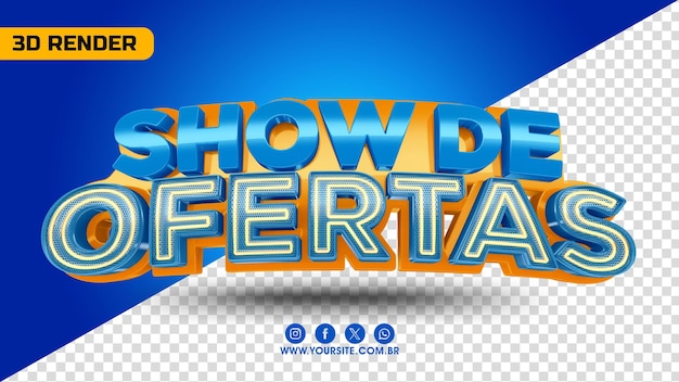 PSD um cartaz para um show mostra uma exibição de luzes