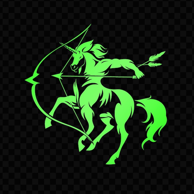 Um cavaleiro verde com uma espada e um escudo com um cavalo verde na frente