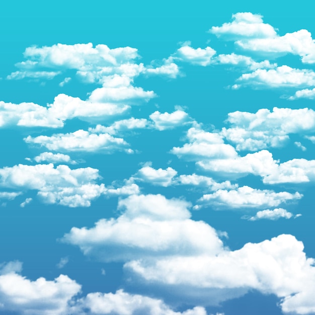 um céu azul com algumas nuvens e as palavras céu