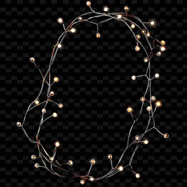 Um círculo de luzes com a letra g sobre um fundo preto