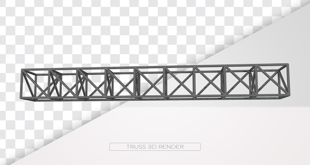 PSD um conjunto de estrutura de aço para um projeto 3d.