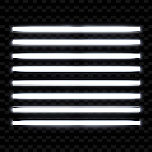 Um conjunto de linhas horizontais brancas em um fundo preto com um fundo escuro