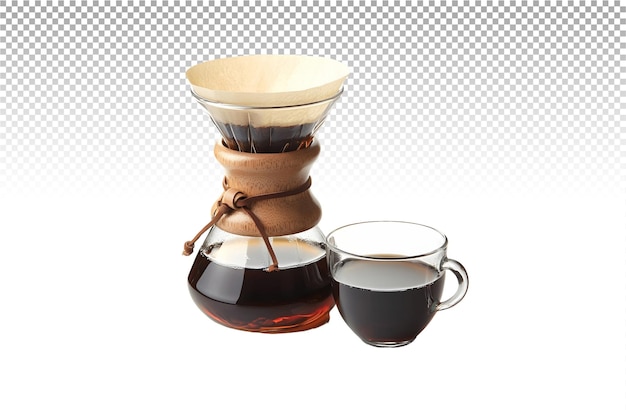 Um copo de café é derramado numa chávena.