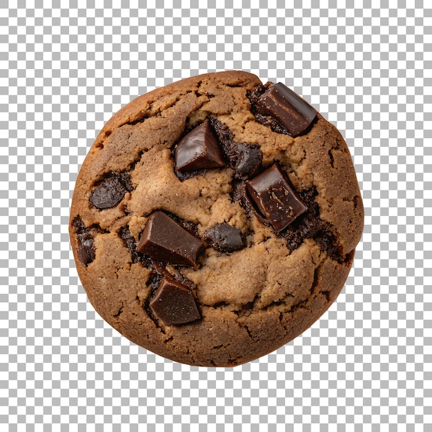 Um delicioso biscoito de chocolate.