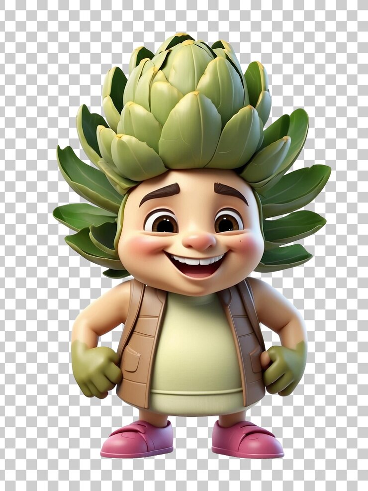 PSD um desenho animado bonito de uma tartaruga sorridente com um sorriso no rosto