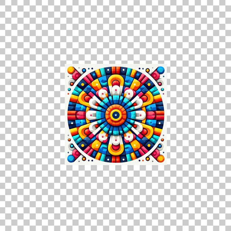 PSD um desenho colorido com a palavra no topo