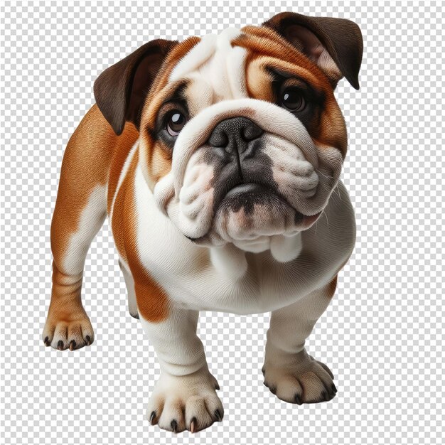 PSD um desenho de um bulldog em um papel