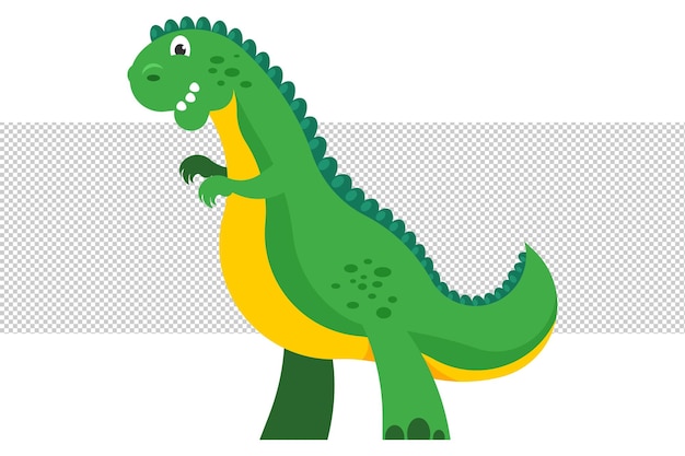 Um desenho de um dinossauro verde com um corpo verde e um corpo verde.