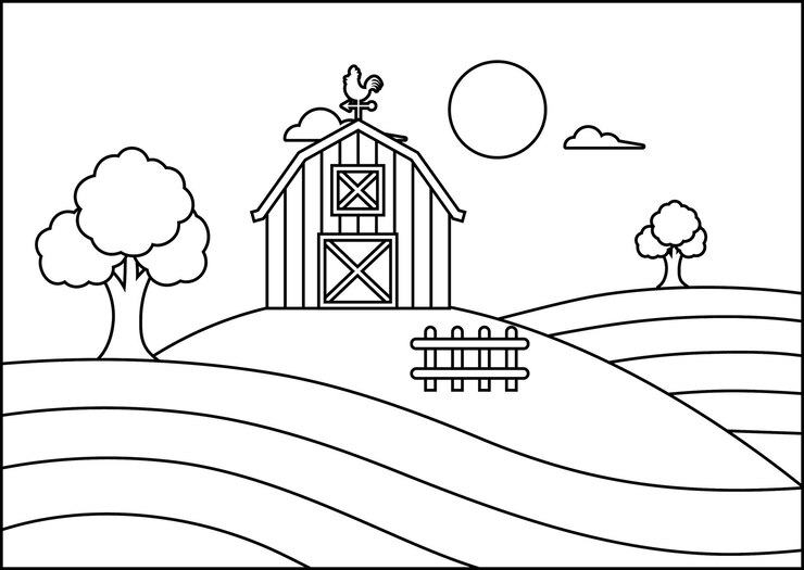 PSD um desenho de uma casa com um pássaro no telhado