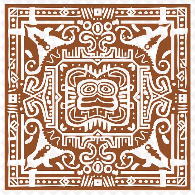 um desenho no estilo de um mosaico