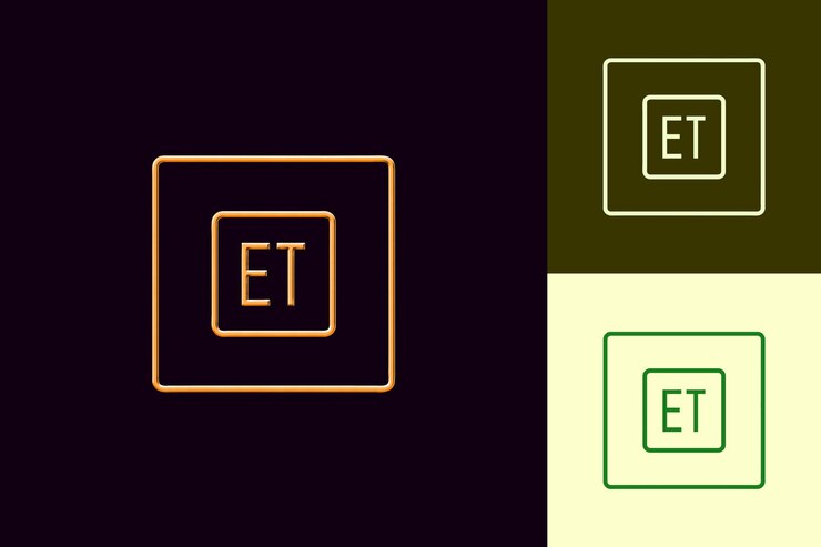 PSD um ecrã com a palavra "e" e "eg"
