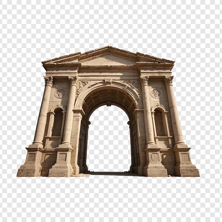 PSD um edifício com um arco que diz arco nele