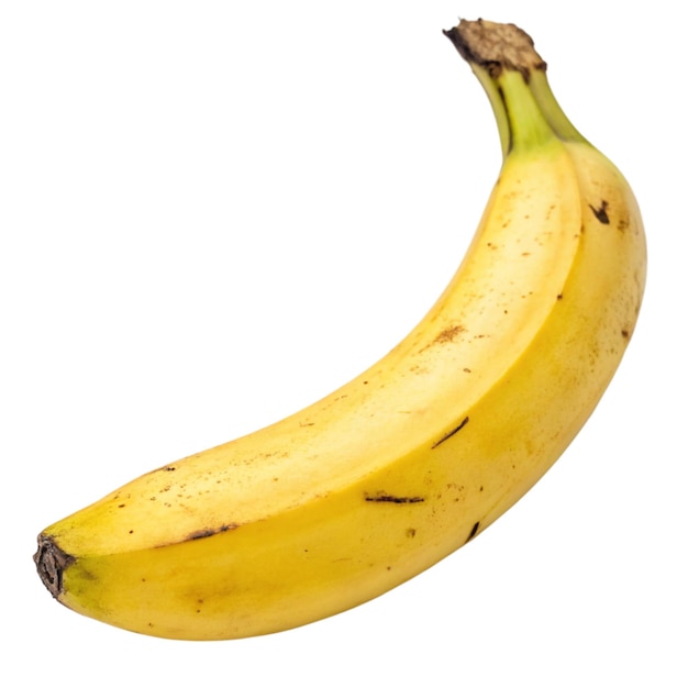 um feixe de bananas amarelas em fundo transparente