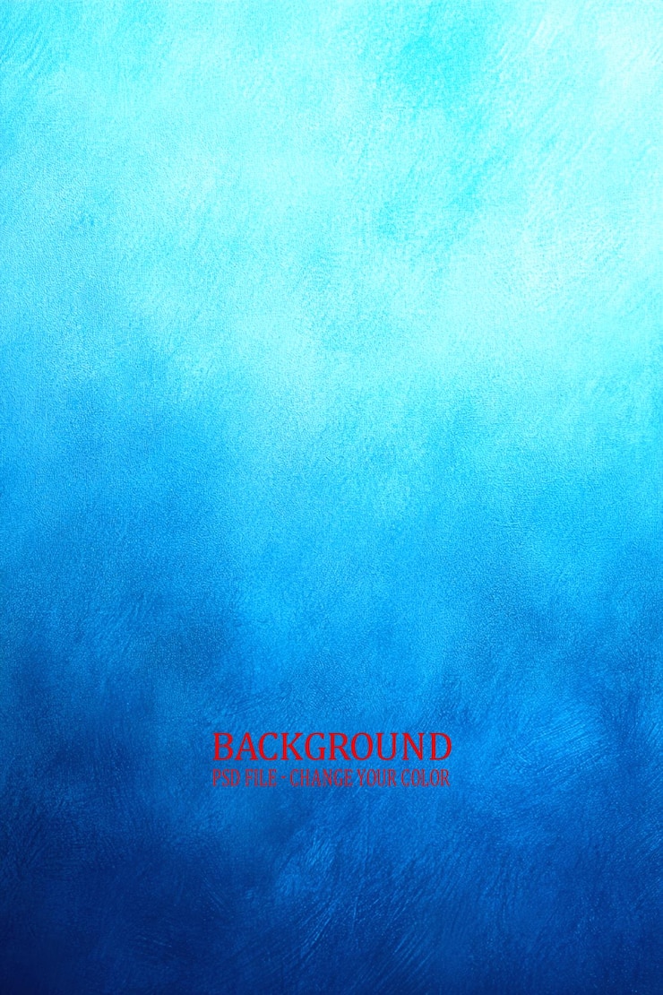 PSD um fundo azul com as palavras fundo nele