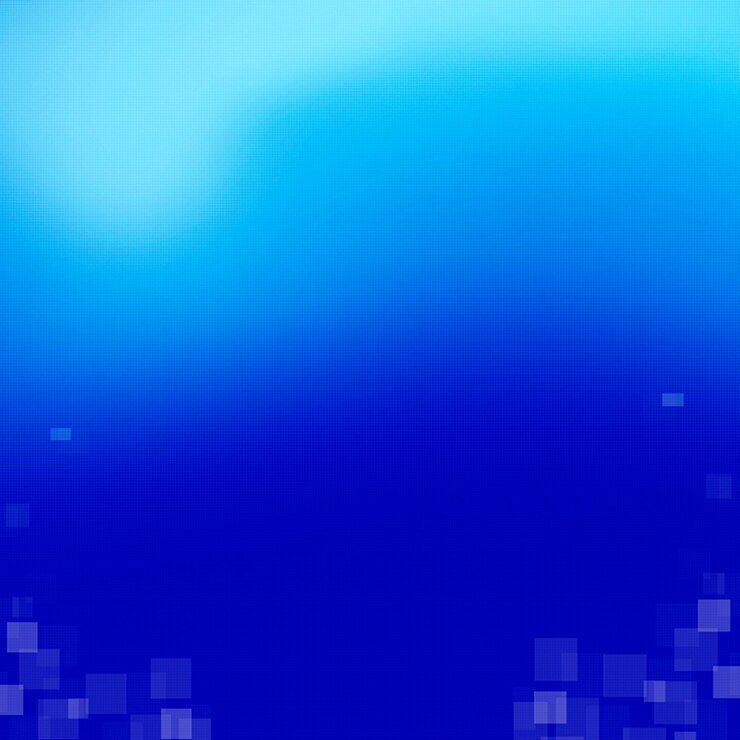 PSD um fundo azul com quadrados brancos e um fundo azul