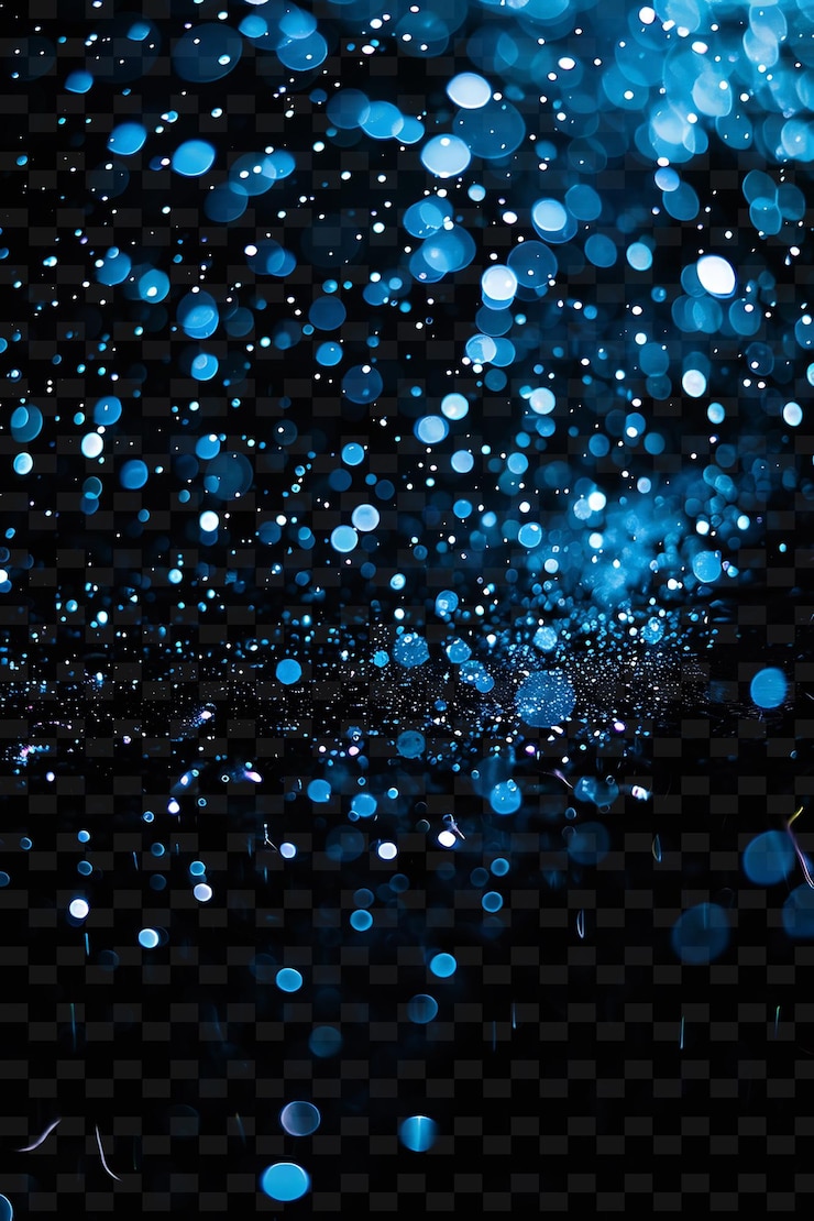PSD um fundo azul e preto com um brilho azul e amarelo no meio