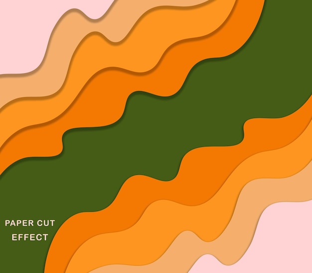 um fundo de cor verde e laranja com uma linha de cor arco-íris