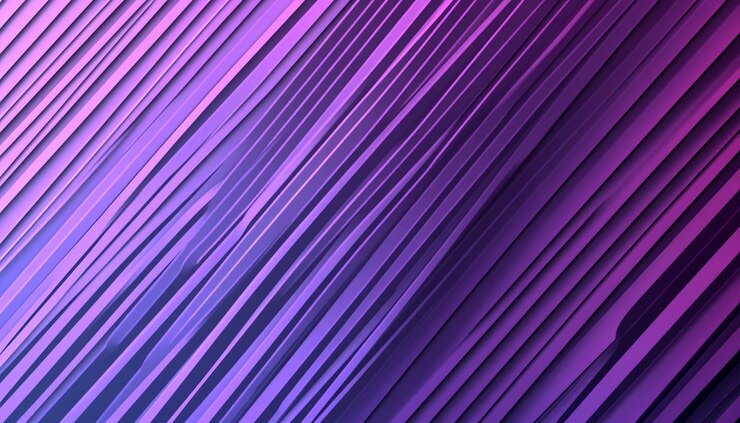 PSD um fundo roxo com linhas diagonais e um gradiente em estilo minimalista