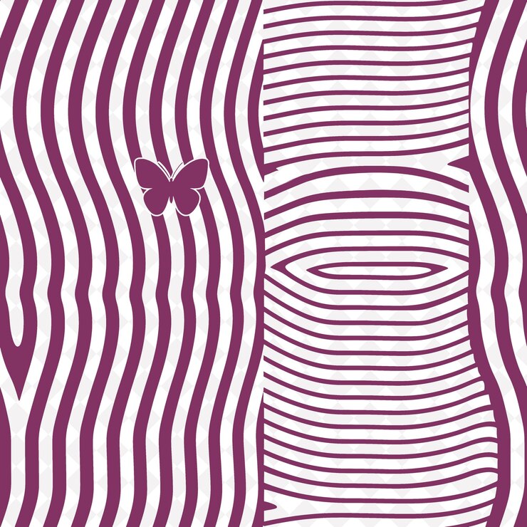PSD um fundo roxo com uma borboleta no meio